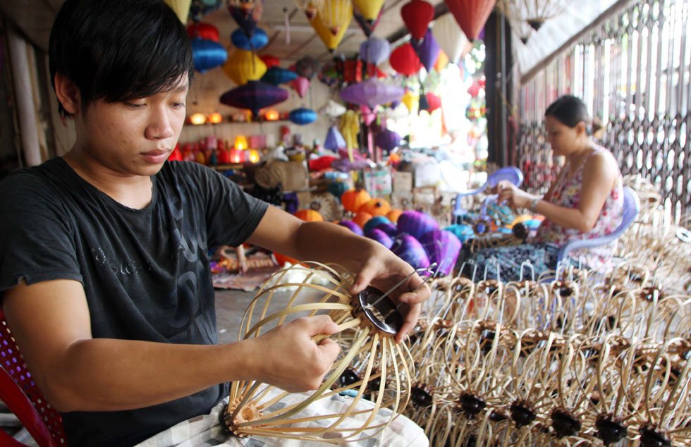 LỒNG ĐÈN HỘI AN - Lồng đèn Hội An họa tiết