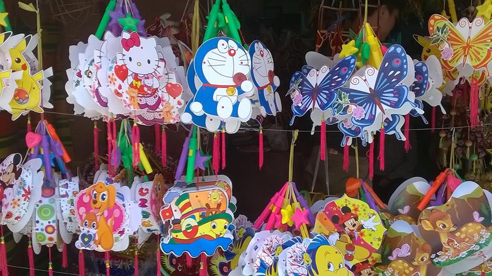 LỒNG ĐÈN TRUNG THU ĐIỆN TỬ - Lồng đèn Hội An chất lượng