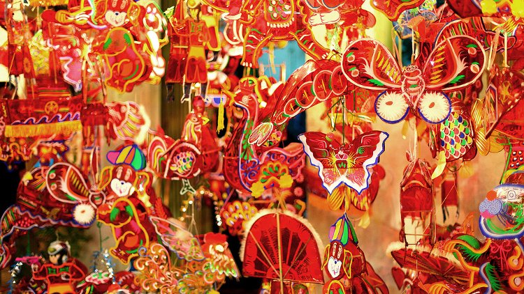 XƯỞNG LỒNG ĐÈN TRUNG THU - Lồng đèn Hội An chất lượng