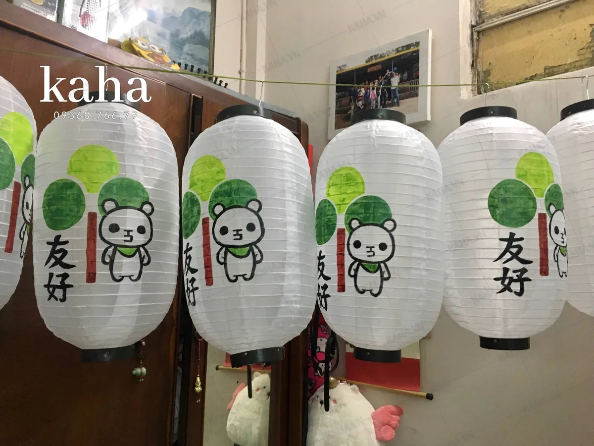 ĐÈN NHẬT VẼ TRANH